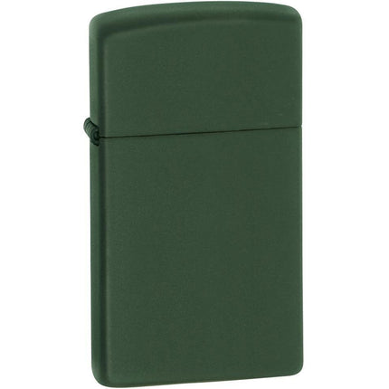 Zippo Lighter: Slim Green Matte | 1627