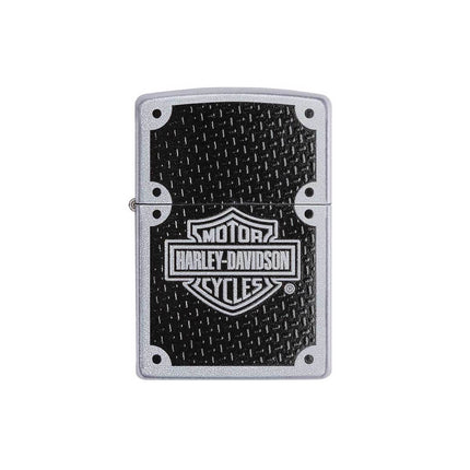 Zippo Lighter: Harley-Davidson® Bar and Shield Woven Carbon Fiber | 24025