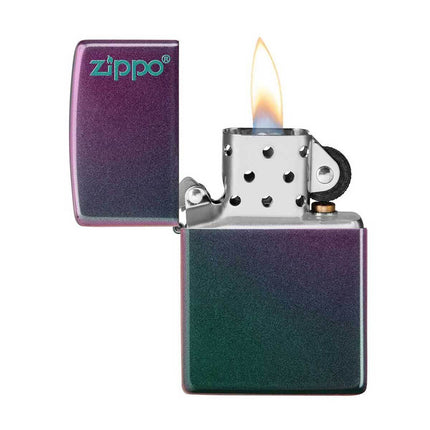 Zippo Lighter: Classic Iridescent with Zippo Logo | 49146ZL