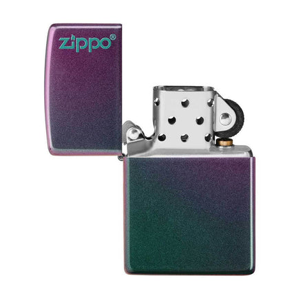 Zippo Lighter: Classic Iridescent with Zippo Logo | 49146ZL