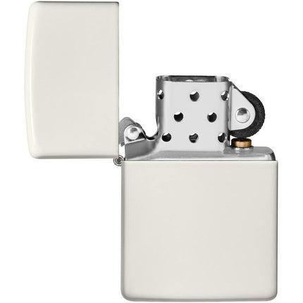 Zippo Lighter: Classic Glow-In-The-Dark White | 49193