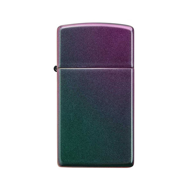 Zippo Windproof Lighter - Slim Iridescent Satin Finish Pocket Refillable | 49267