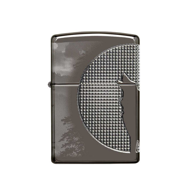 Zippo Lighter: Armor Wolf Design | 49353