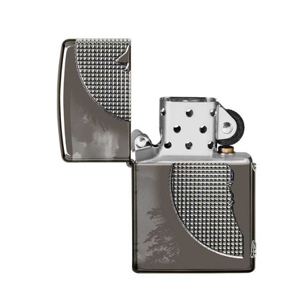 Zippo Lighter: Armor Wolf Design | 49353