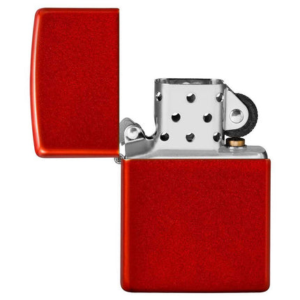 Zippo Lighter: Classic Metallic Red | 49475