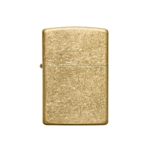 Zippo Lighter: Classic Tumbled Brass | 49477