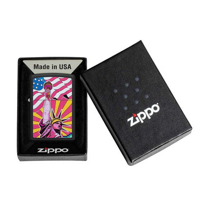 Zippo Lighter: Lady Liberty Design | 49784