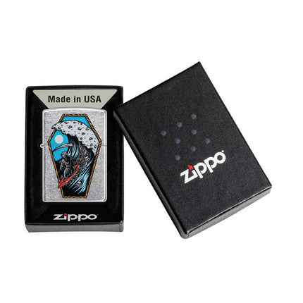 Zippo Lighter: Reaper Surfer Design | 49788