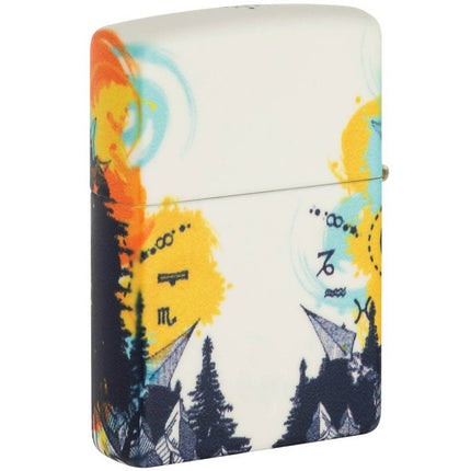 Zippo Lighter: Compass Design 540 Color Glow-in-the-Dark | 49805