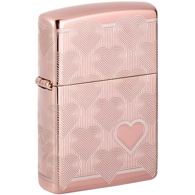 Zippo Lighter: Heart Design | 49811