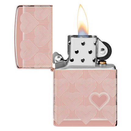 Zippo Lighter: Heart Design | 49811