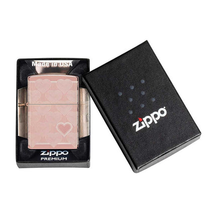 Zippo Lighter: Heart Design | 49811