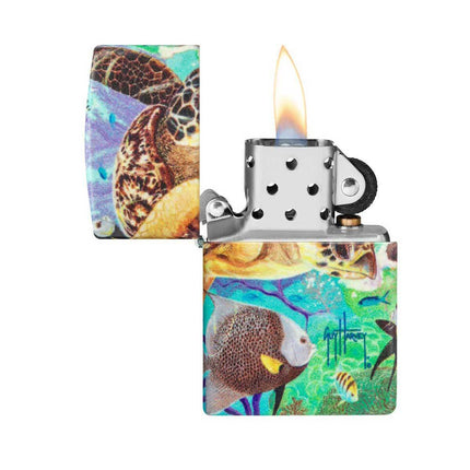 Zippo Windproof Lighter - Guy Harvey Design Glow In The Dark | 49819
