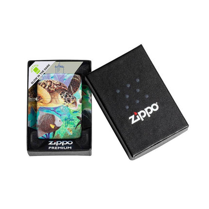 Zippo Windproof Lighter - Guy Harvey Design Glow In The Dark | 49819