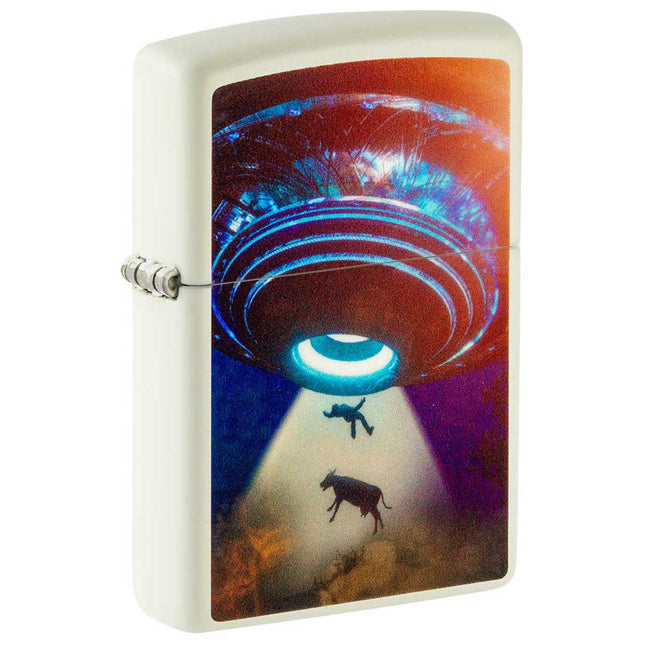 Zippo Lighter: UFO Design Glow-in-the-Dark | 49838