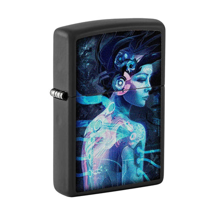 Zippo Lighter: Cyber Woman Design | 48517