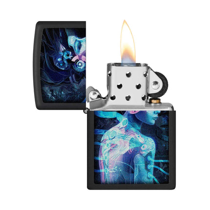 Zippo Lighter: Cyber Woman Design | 48517