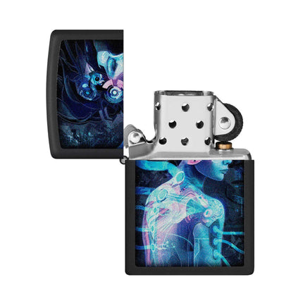 Zippo Lighter: Cyber Woman Design | 48517