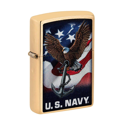 Zippo Lighter: U.S. Navy Eagle Anchor | 48549