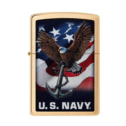Zippo Lighter: U.S. Navy Eagle Anchor | 48549