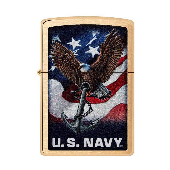 Zippo Lighter: U.S. Navy Eagle Anchor | 48549