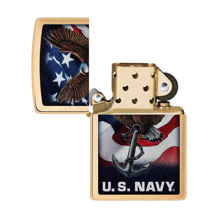 Zippo Lighter: U.S. Navy Eagle Anchor | 48549