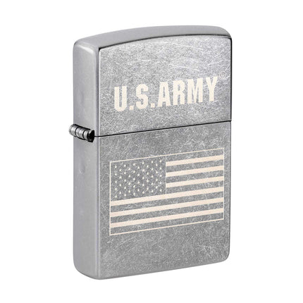 Zippo Lighter: U.S. Army and Flag | 48557