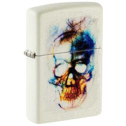 Zippo Lighter: Skull Design Glow In The Dark | 48563