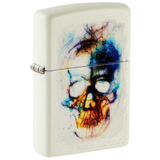 Zippo Lighter: Skull Design Glow In The Dark | 48563