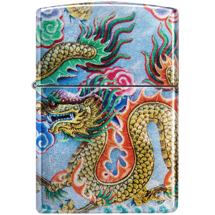 Zippo Lighter: Dragon Design 540° Fusion Color | 48575