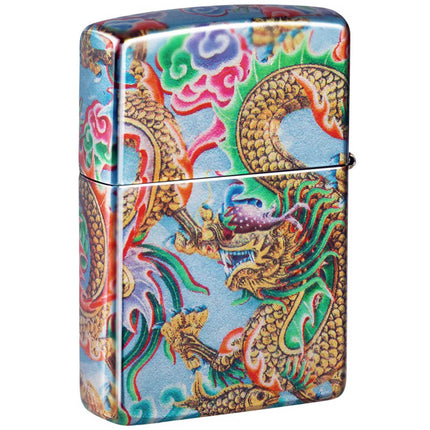 Zippo Lighter: Dragon Design 540° Fusion Color | 48575