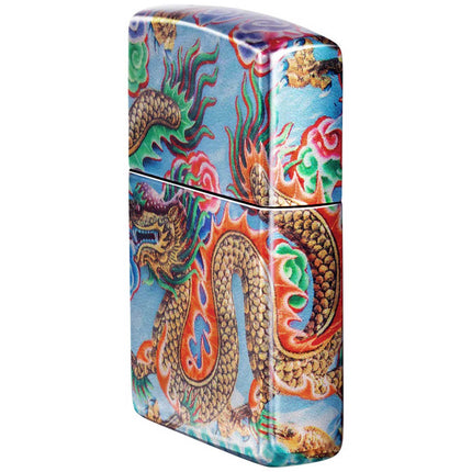 Zippo Lighter: Dragon Design 540° Fusion Color | 48575