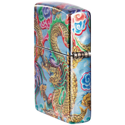 Zippo Lighter: Dragon Design 540° Fusion Color | 48575