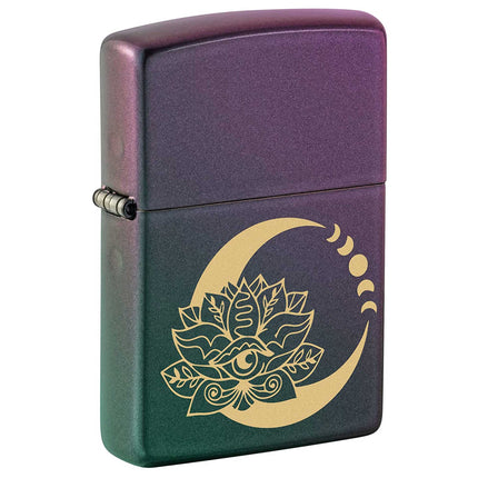 Zippo Lighter: Lotus Moon Design Iridescent | 48587
