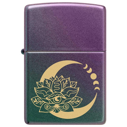 Zippo Lighter: Lotus Moon Design Iridescent | 48587