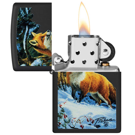 Zippo Lighter: Linda Pickens Fox Design | 48596