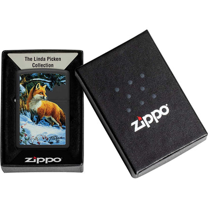 Zippo Lighter: Linda Pickens Fox Design | 48596