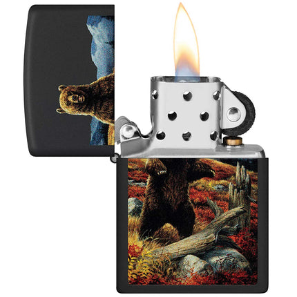 Zippo Lighter: Linda Pickens Bear Design | 48597