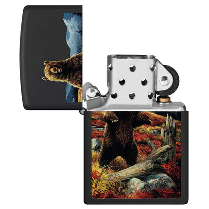 Zippo Lighter: Linda Pickens Bear Design | 48597