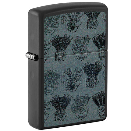 Zippo Lighter: Harley-Davidson® Black Light | 48600