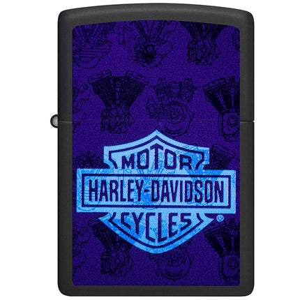 Zippo Lighter: Harley-Davidson® Black Light | 48600