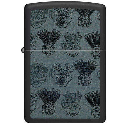 Zippo Lighter: Harley-Davidson® Black Light | 48600