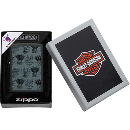 Zippo Lighter: Harley-Davidson® Black Light | 48600