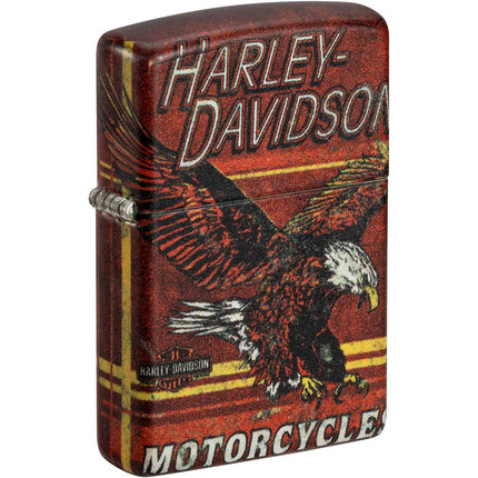 Zippo Lighter: Harley-Davidson® Eagle Design 540 Color | 48602