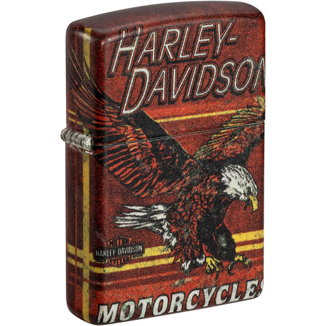 Zippo Lighter: Harley-Davidson® Eagle Design 540 Color | 48602