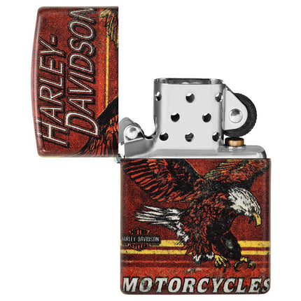 Zippo Lighter: Harley-Davidson® Eagle Design 540 Color | 48602