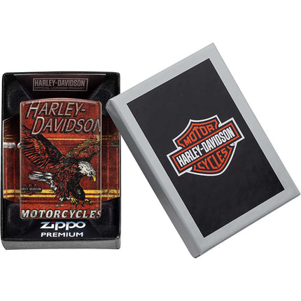 Zippo Lighter: Harley-Davidson® Eagle Design 540 Color | 48602