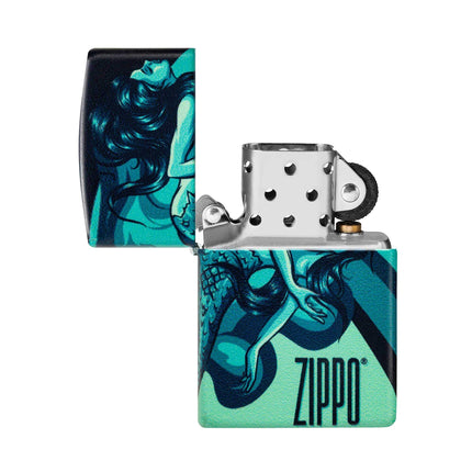 Zippo Lighter: Mermaid Design 540 Color | 48605