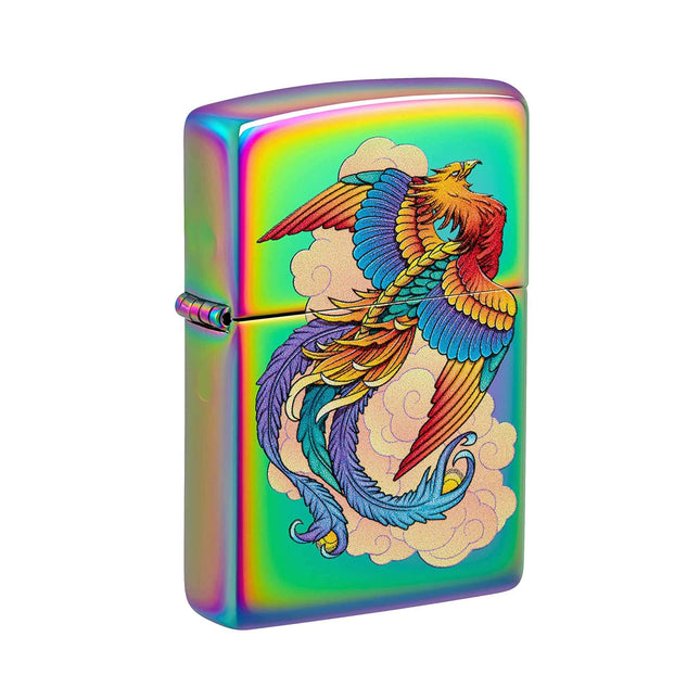 Zippo Lighter: Multicolored Phoenix Design | 48607