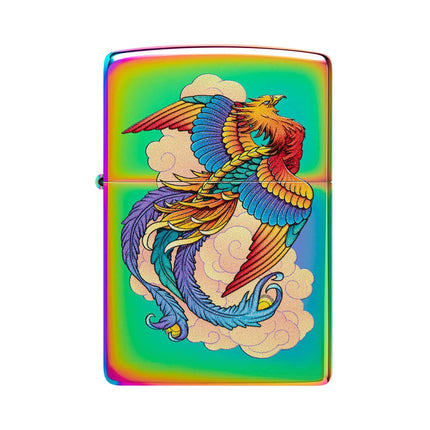 Zippo Lighter: Multicolored Phoenix Design | 48607